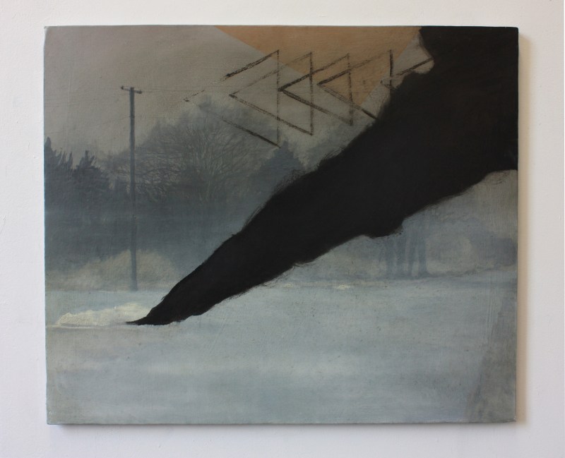 Center Street, oil on canvas,50 x 60 cm, 2015.