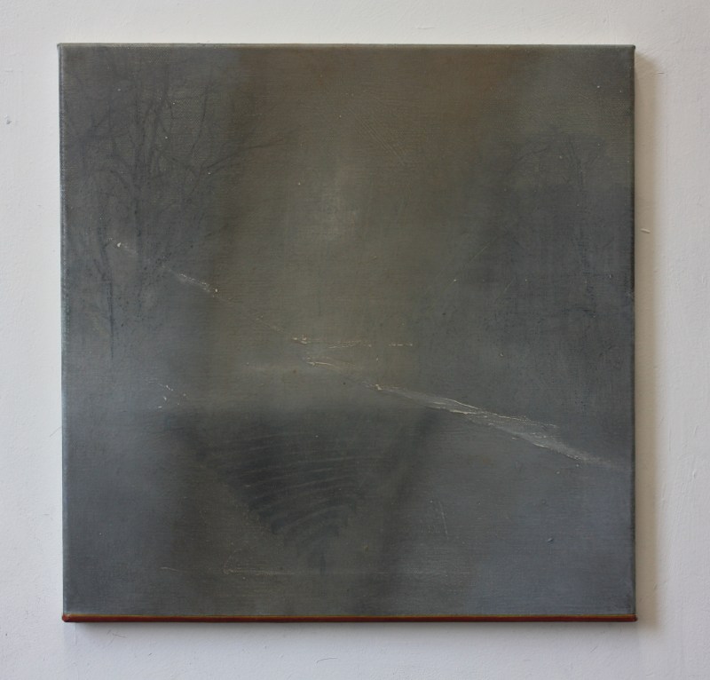 Trautwine Street oil on canvas, 40 x 40 cm, 2015.